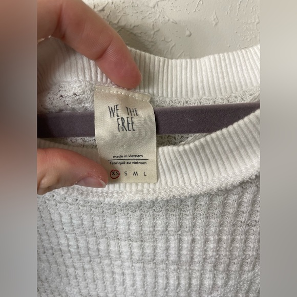 We the Free People oversized waffle top - Picture 2 of 4